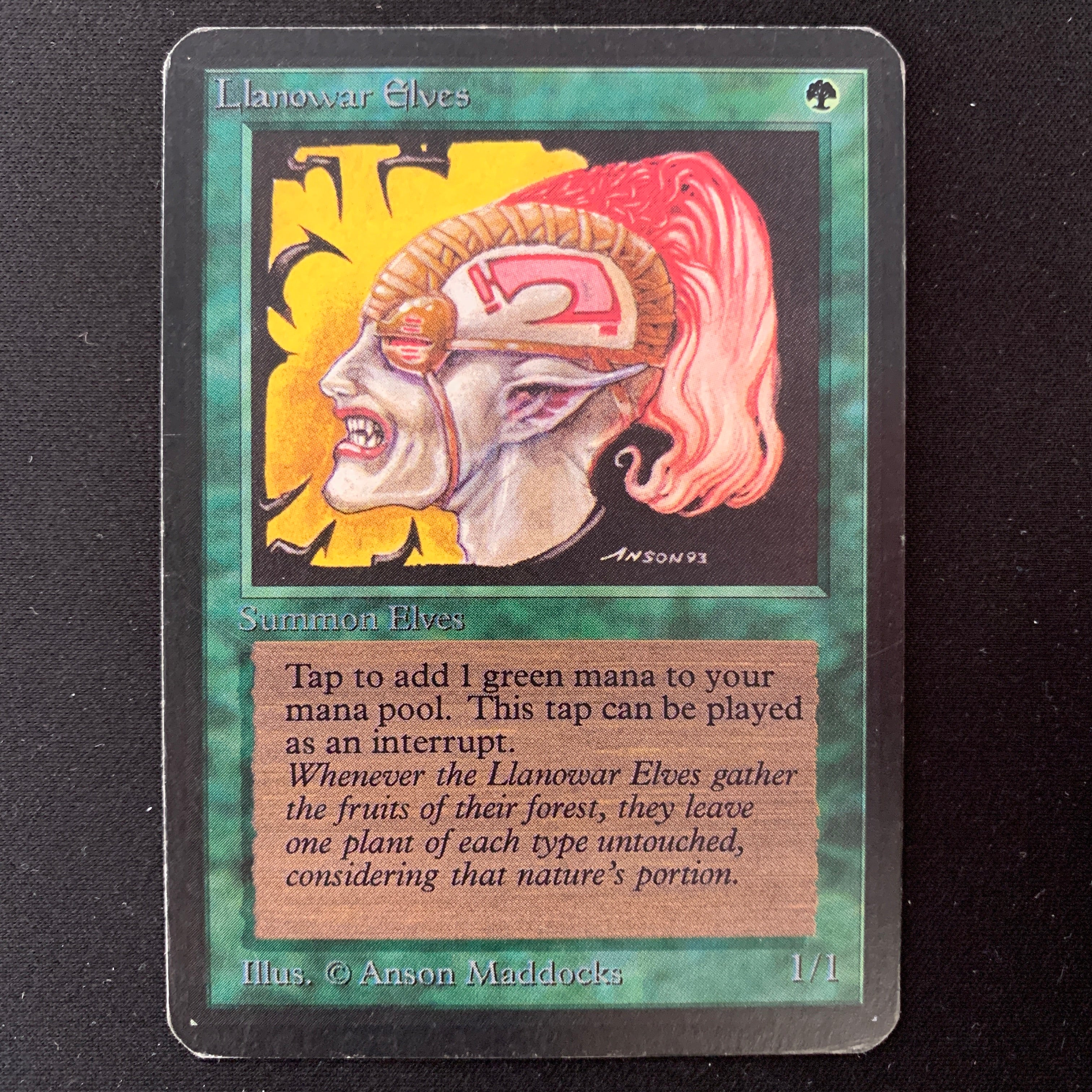 MTG Singles - Llanowar Elves - Alpha - 
