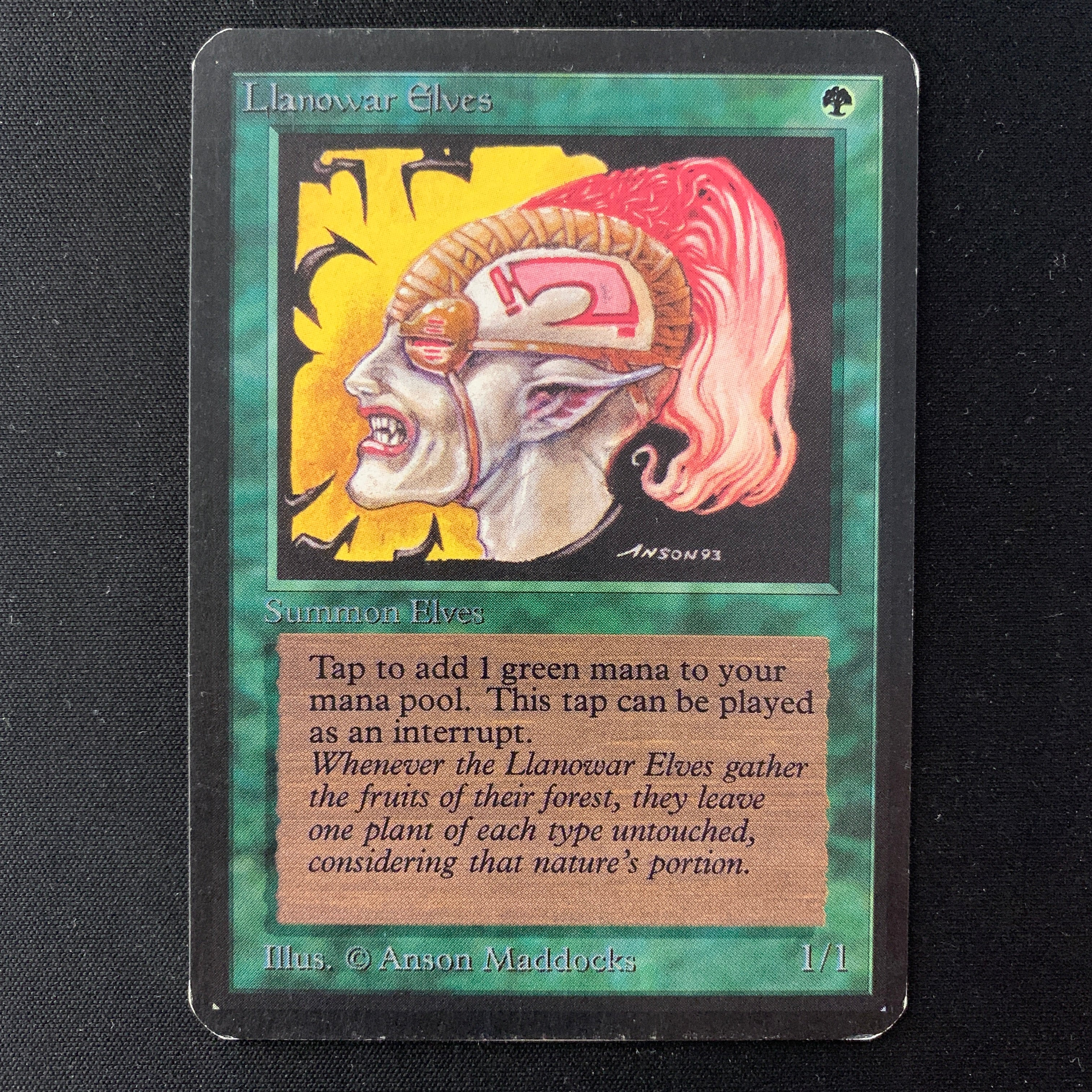 MTG Singles - Llanowar Elves - Alpha - 