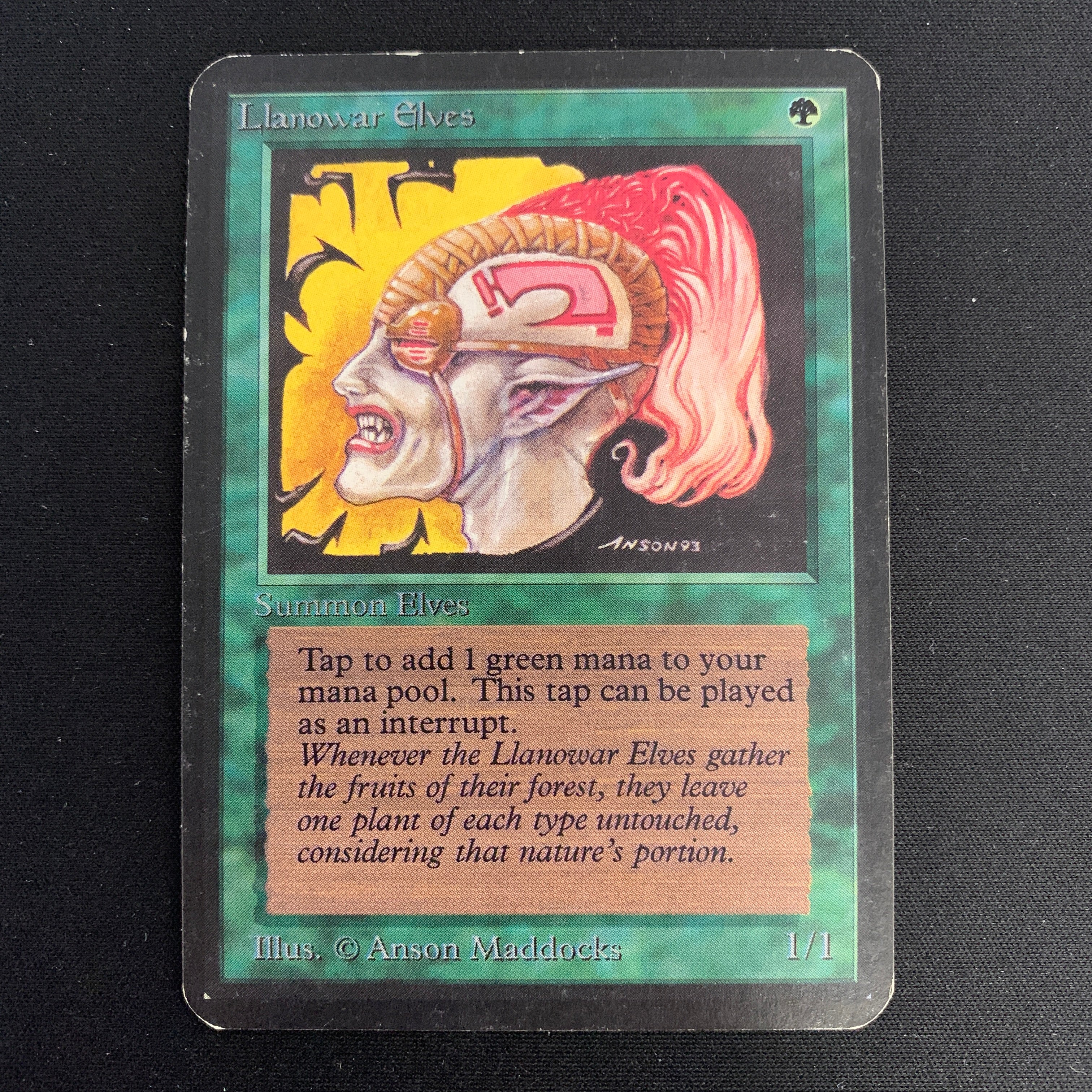 MTG Singles - Llanowar Elves - Alpha - 