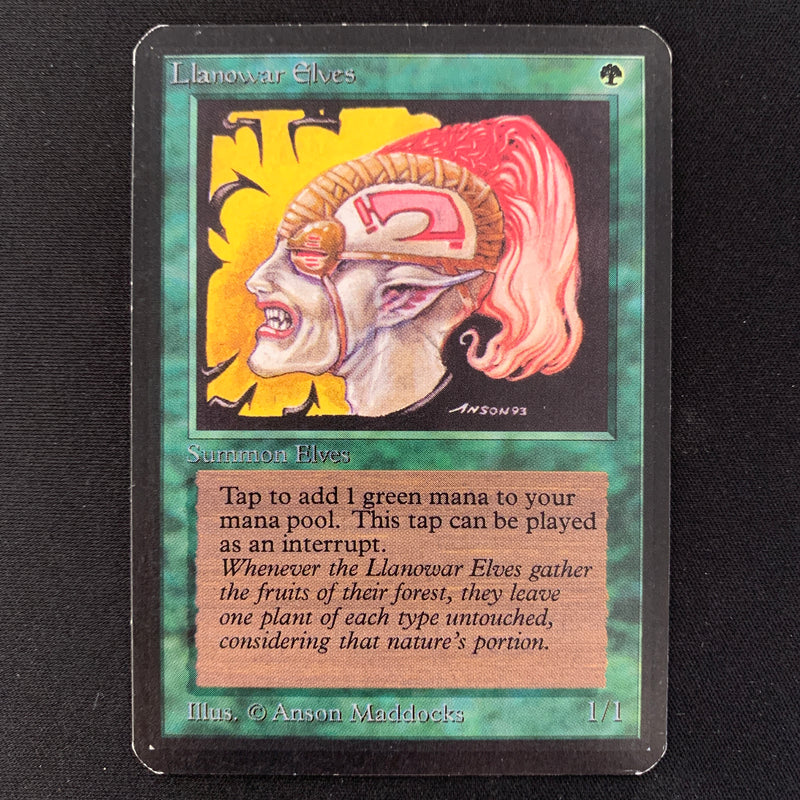 Magic the Gathering Llanowar Elves - Alpha 