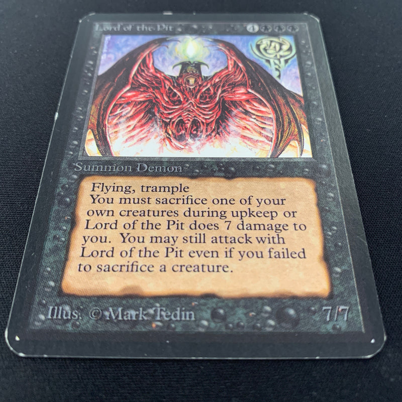 Magic the Gathering Lord of the Pit - Alpha 