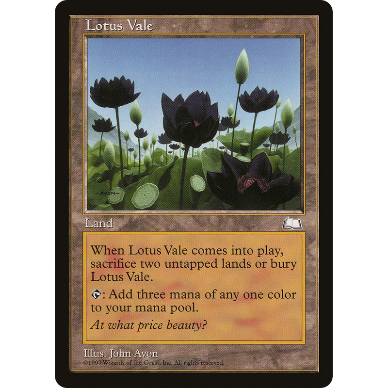 Magic the Gathering Lotus Vale - Weatherlight NM