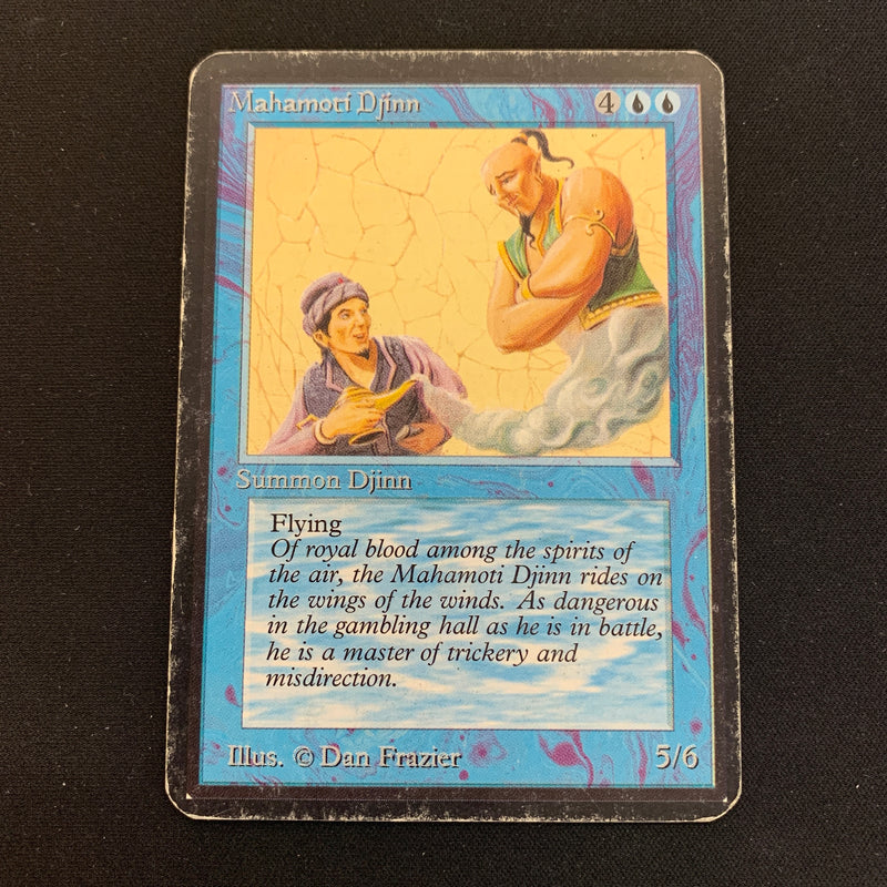 Magic the Gathering Mahamoti Djinn - Alpha 