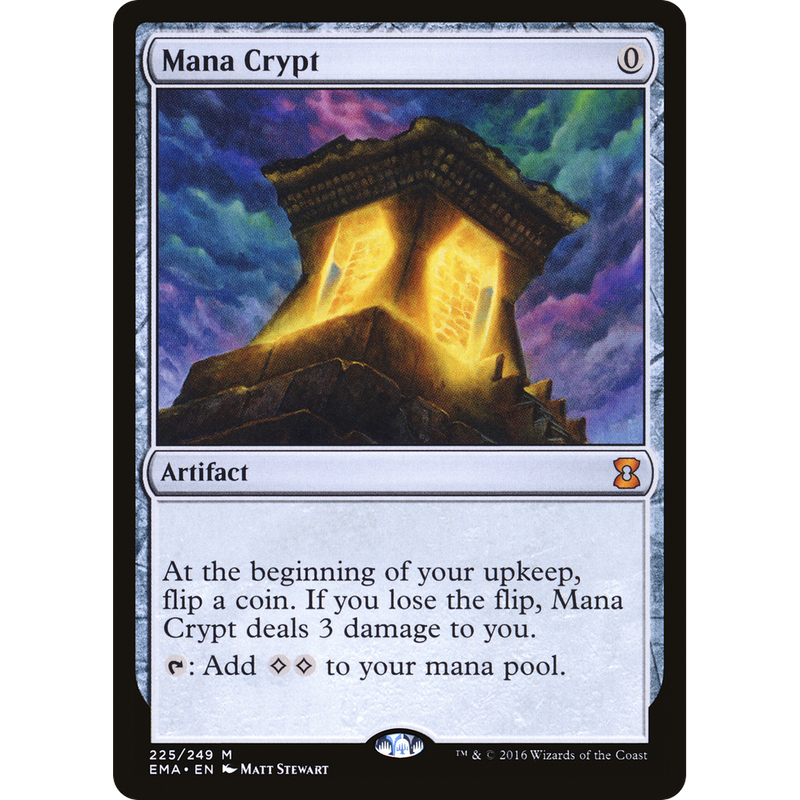 Magic the Gathering Mana Crypt - Eternal Masters NM