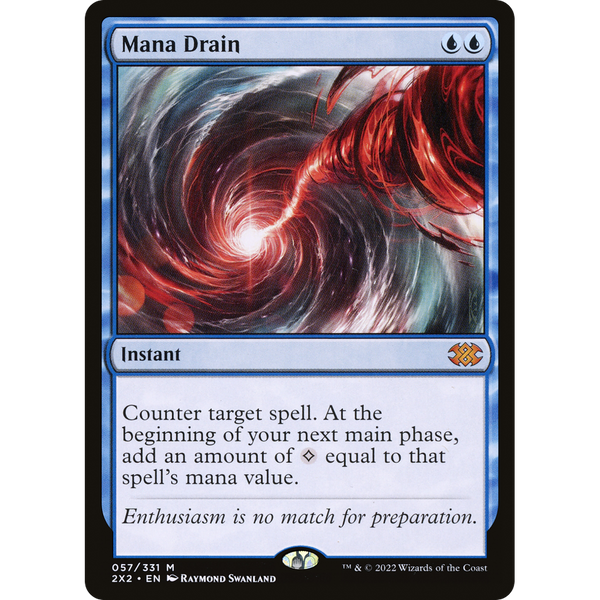 Magic the Gathering Mana Drain - Double Masters 2022 NM