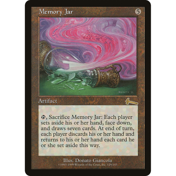 Magic the Gathering Memory Jar - Urza's Legacy NM