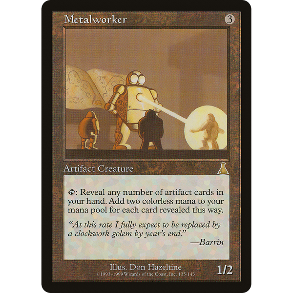 Magic the Gathering Metalworker - Urza's Destiny NM