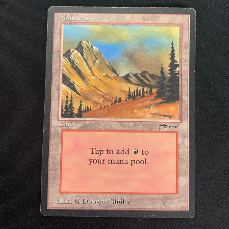 Magic the Gathering Mountain - Arabian Nights 