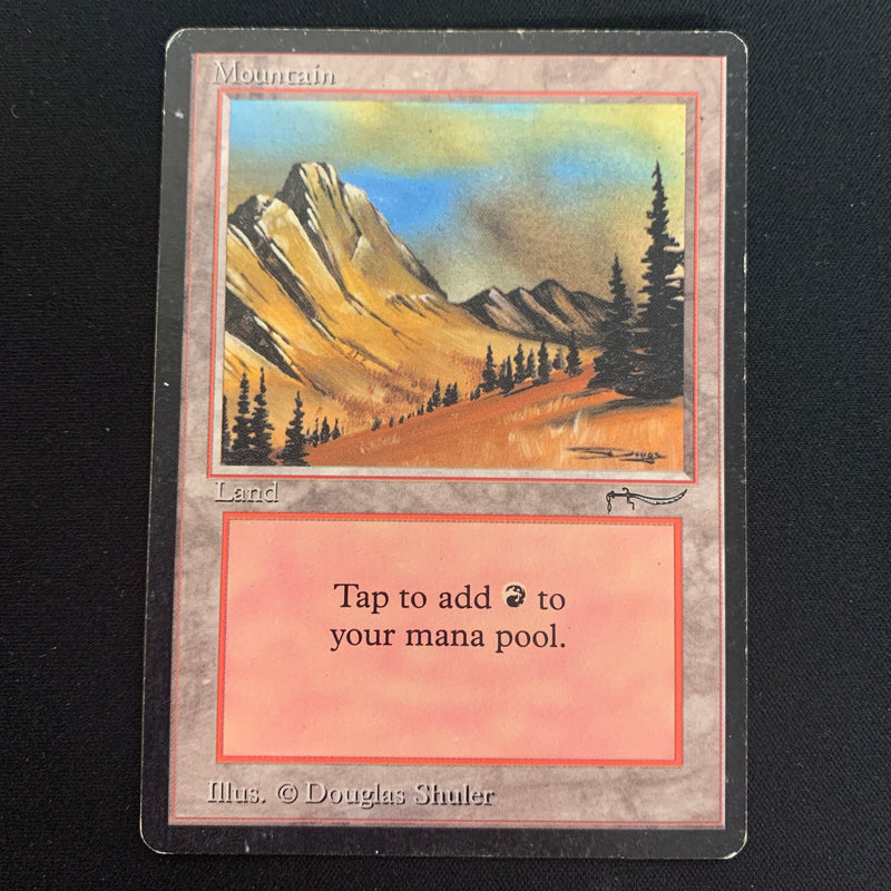 Magic the Gathering Mountain - Arabian Nights 