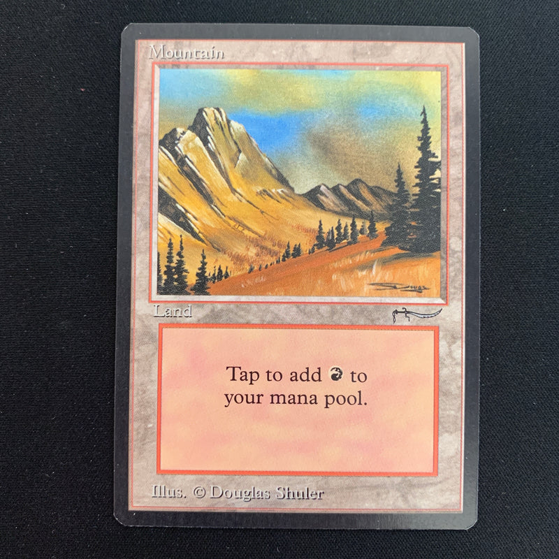 Magic the Gathering Mountain - Arabian Nights 