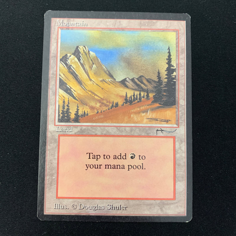 Magic the Gathering Mountain - Arabian Nights 