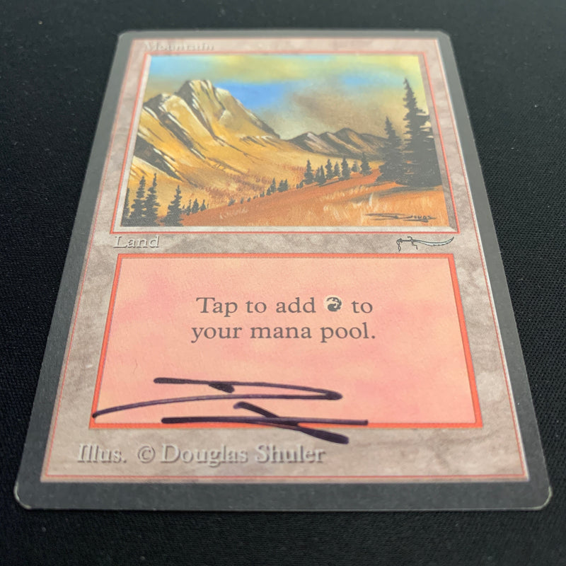 Magic the Gathering Mountain - Arabian Nights 