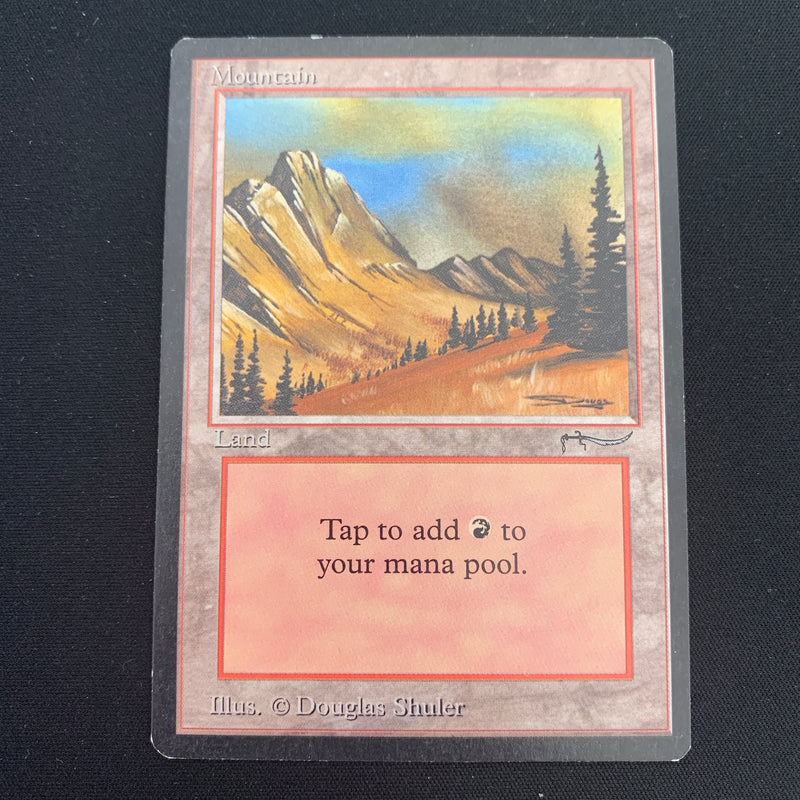 Magic the Gathering Mountain - Arabian Nights 