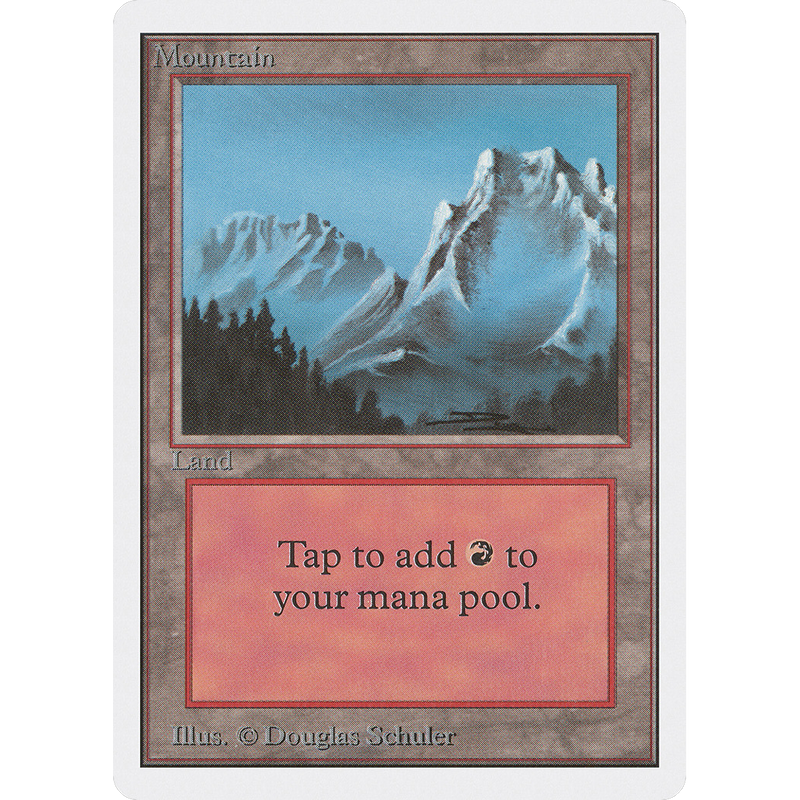 Magic the Gathering Mountain (V.2) - Unlimited NM