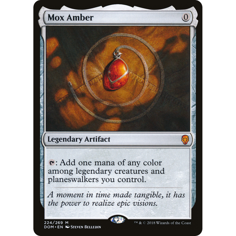 Magic the Gathering Mox Amber - Dominaria NM