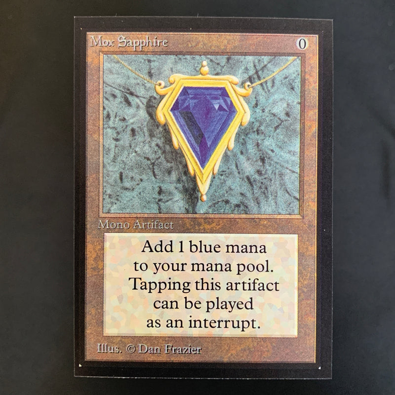 Mox Sapphire Collectors' Edition Magic: The Gathering