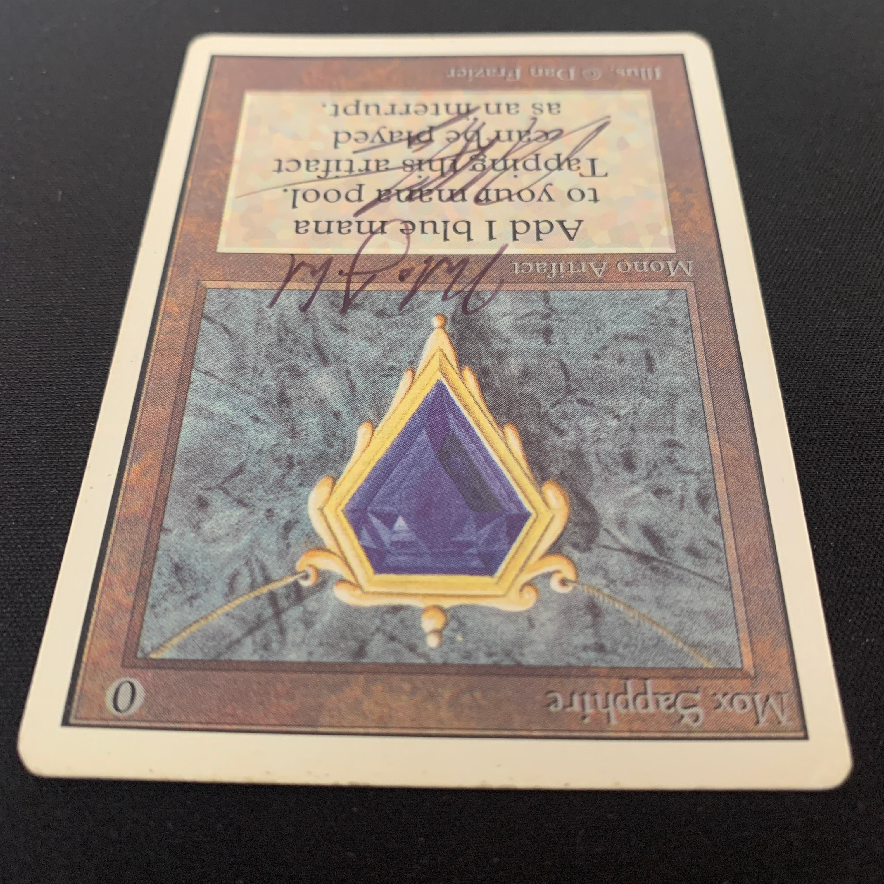 Mox Sapphire アンリミテッド MOX SAPPHIRE (PSA GRADED 10 #30299637) Unlimited 2ED Magic MTG マジック：ザ・ギャザリング