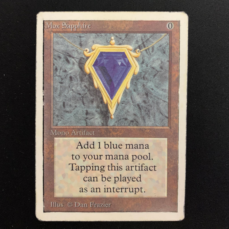 Magic the Gathering Mox Sapphire - Unlimited PO - INKED - 24365