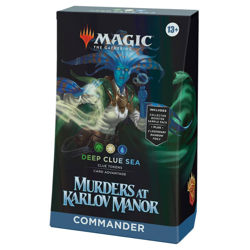 Magic the Gathering Murders at Karlov Manor Commander Deck Deep Clue Sea 