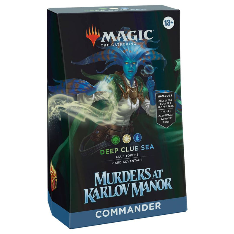 Magic the Gathering Murders at Karlov Manor Commander Deck Deep Clue Sea 