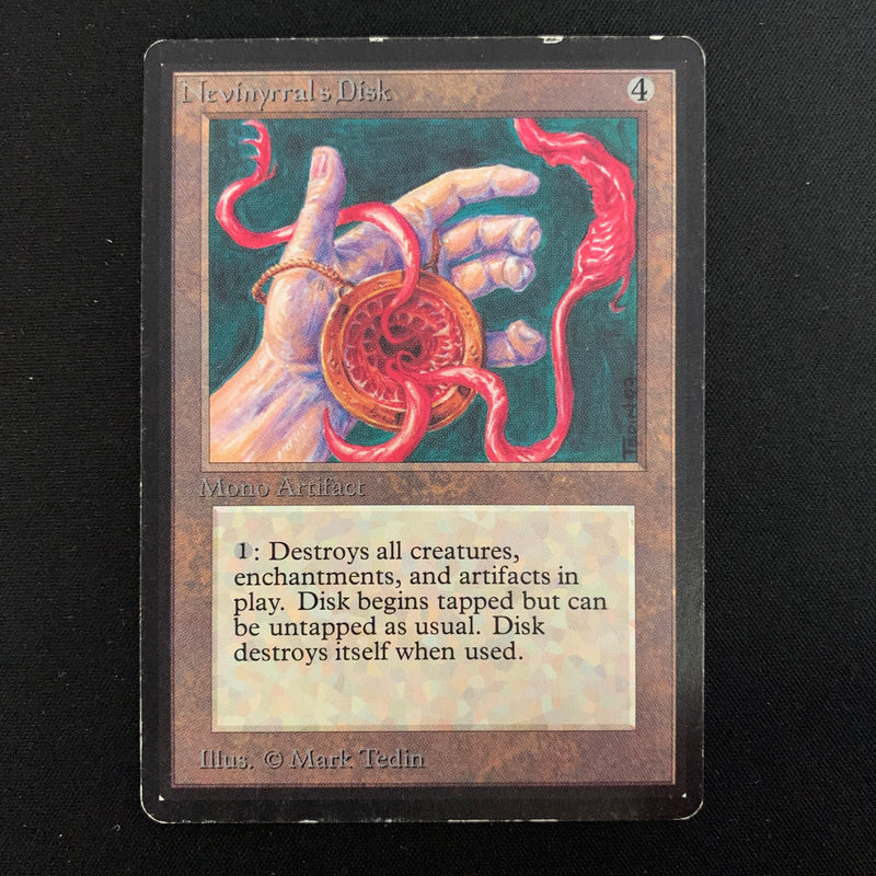 Magic the Gathering Nevinyrral's Disk - Beta LP - 24361