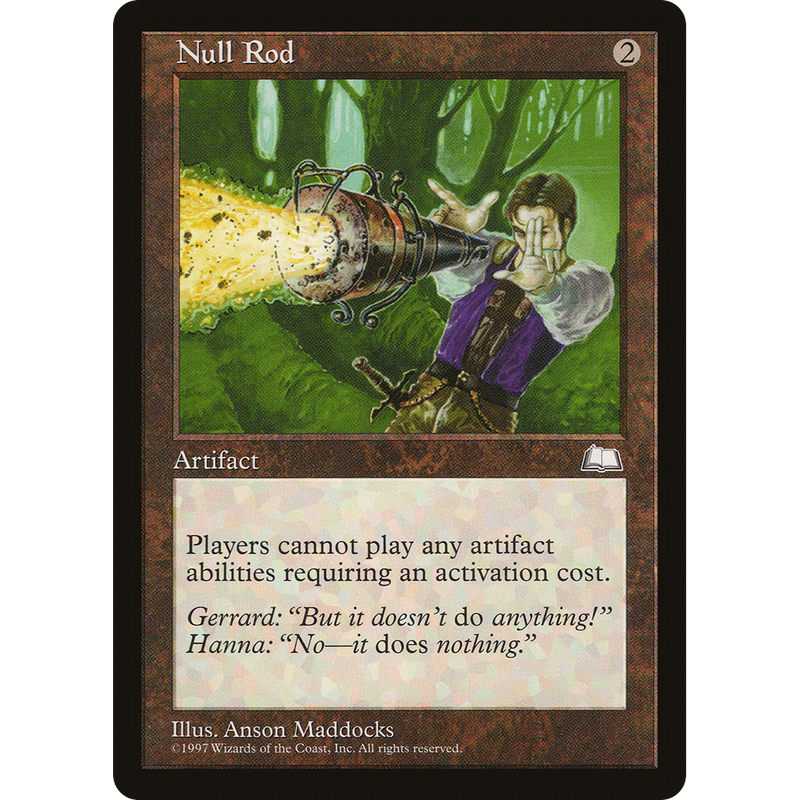 Magic the Gathering Null Rod - Weatherlight NM