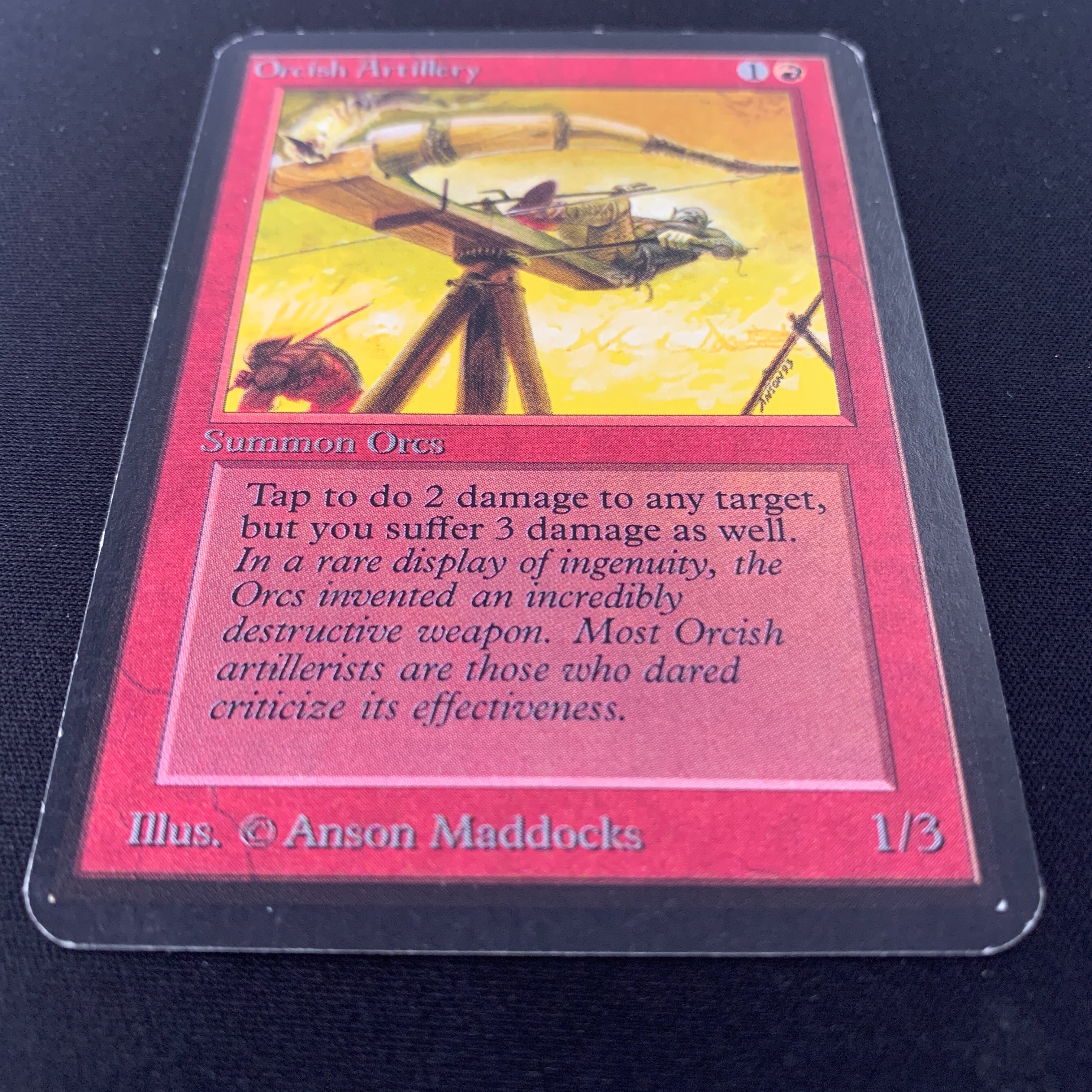 MTG Singles - Orcish Artillery - Alpha - 