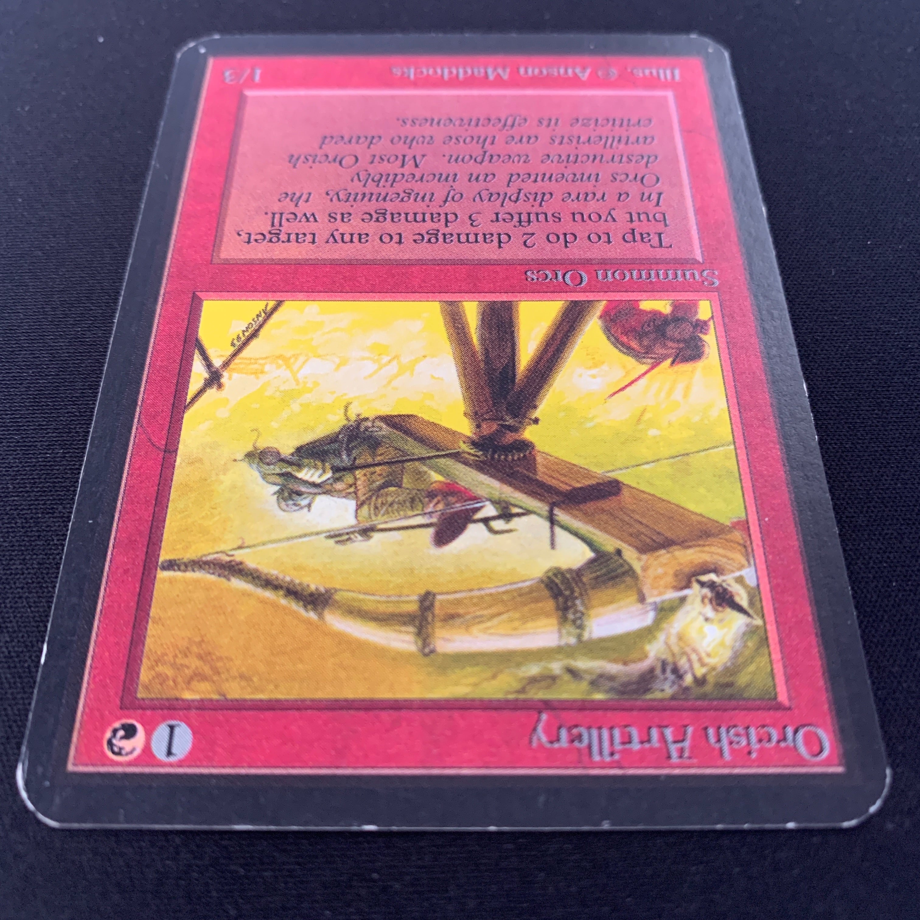 MTG Singles - Orcish Artillery - Alpha - 
