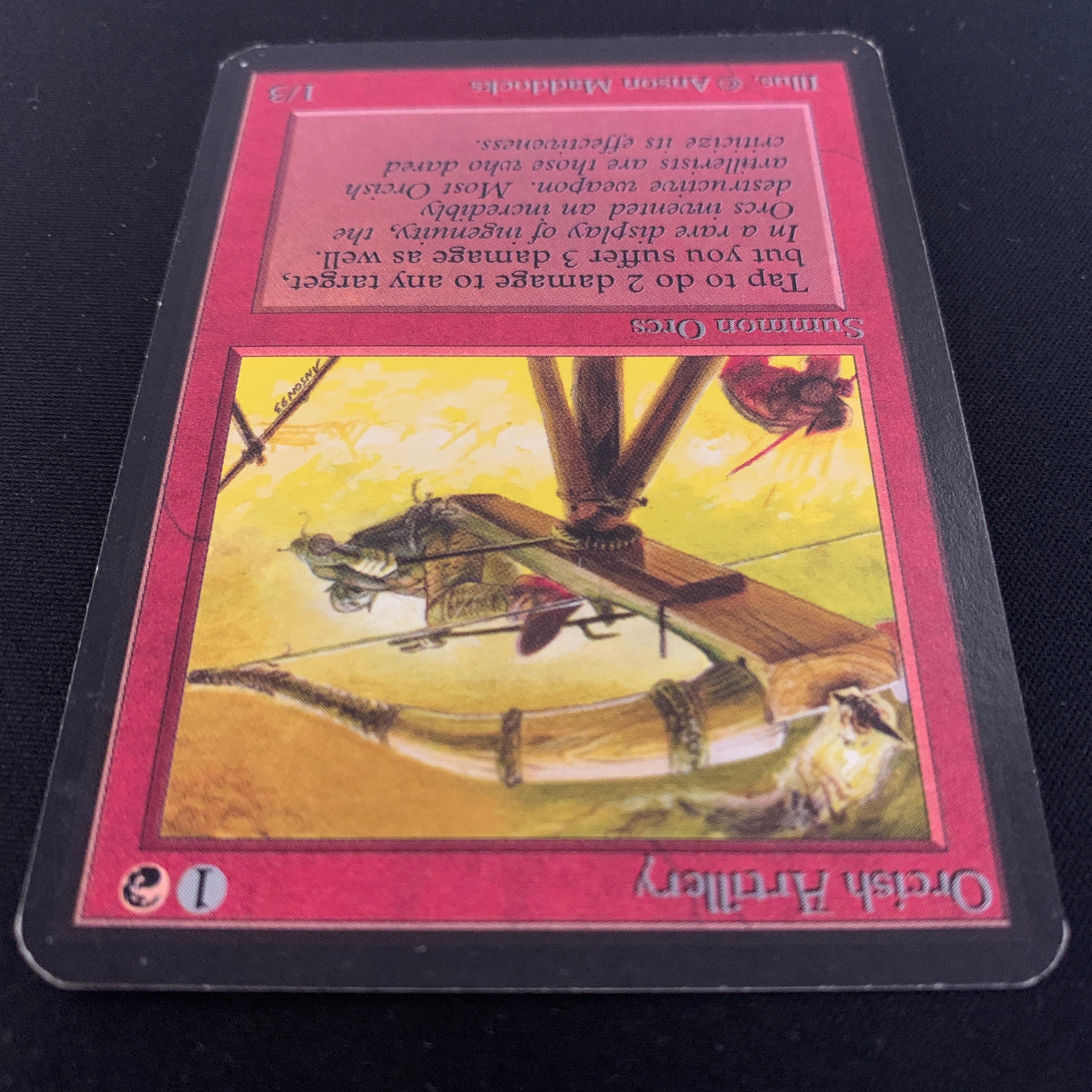 MTG Singles - Orcish Artillery - Alpha - 