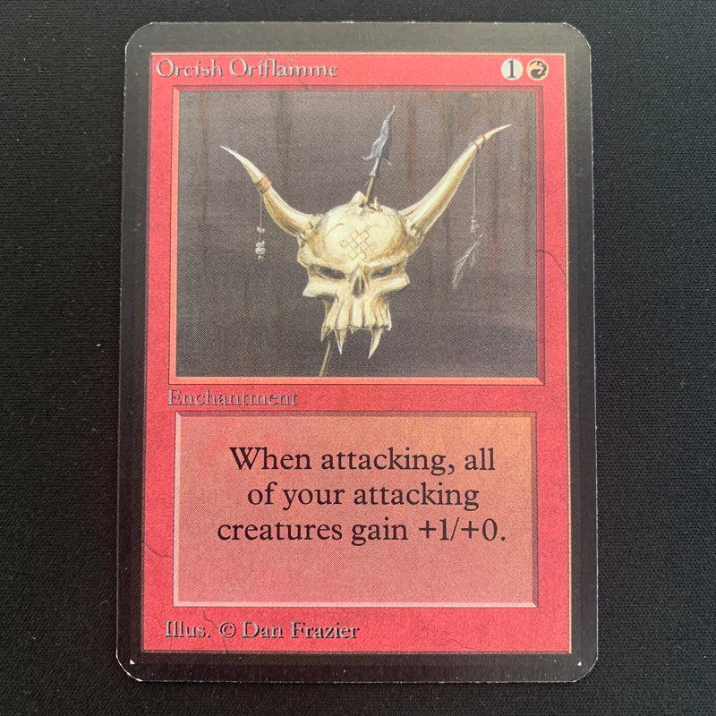 Magic the Gathering Orcish Oriflamme - Alpha 