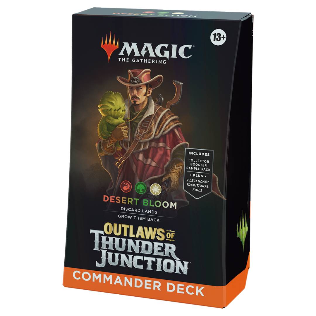MTG Sealed Product - Outlaws of Thunder Junction Commander Deck Desert Bloom - 