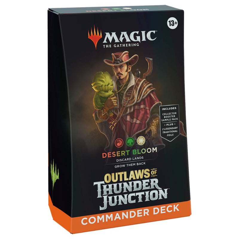 Magic the Gathering Outlaws of Thunder Junction Commander Deck Desert Bloom 