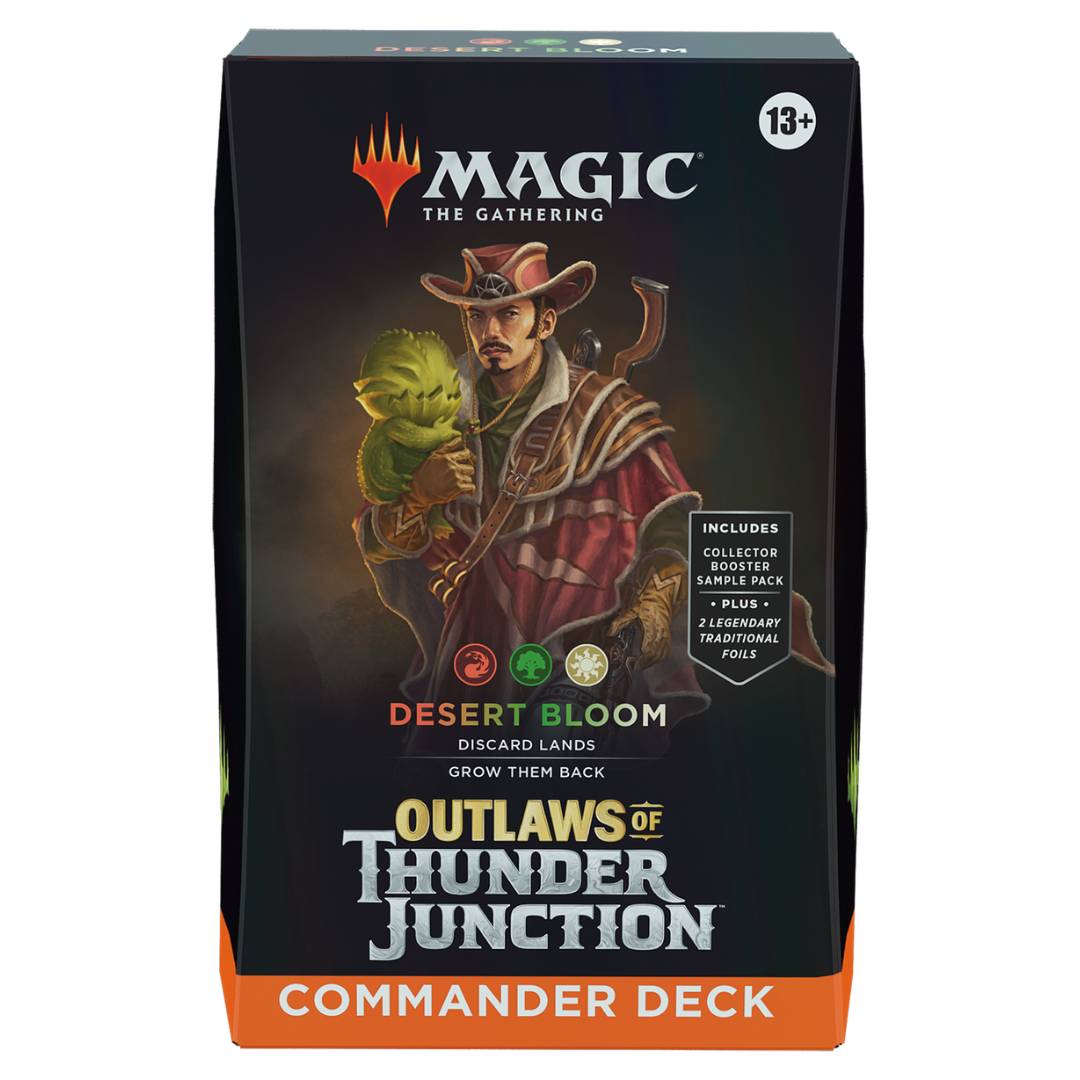 MTG Sealed Product - Outlaws of Thunder Junction Commander Deck Desert Bloom - English