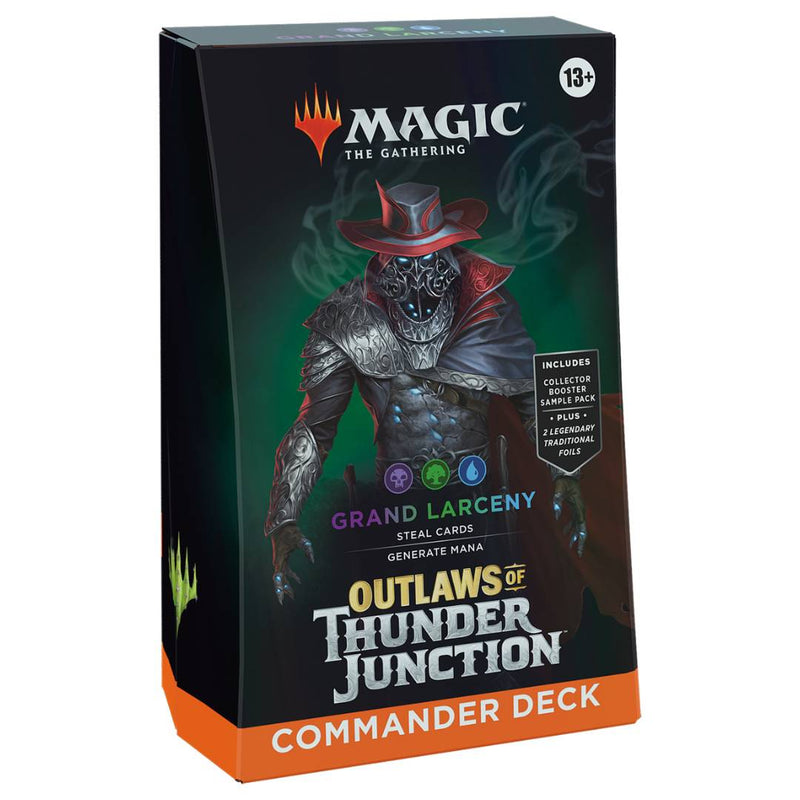 Magic the Gathering Outlaws of Thunder Junction Commander Deck Grand Larceny 