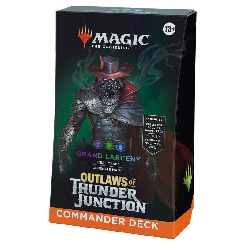 Magic the Gathering Outlaws of Thunder Junction Commander Deck Grand Larceny 