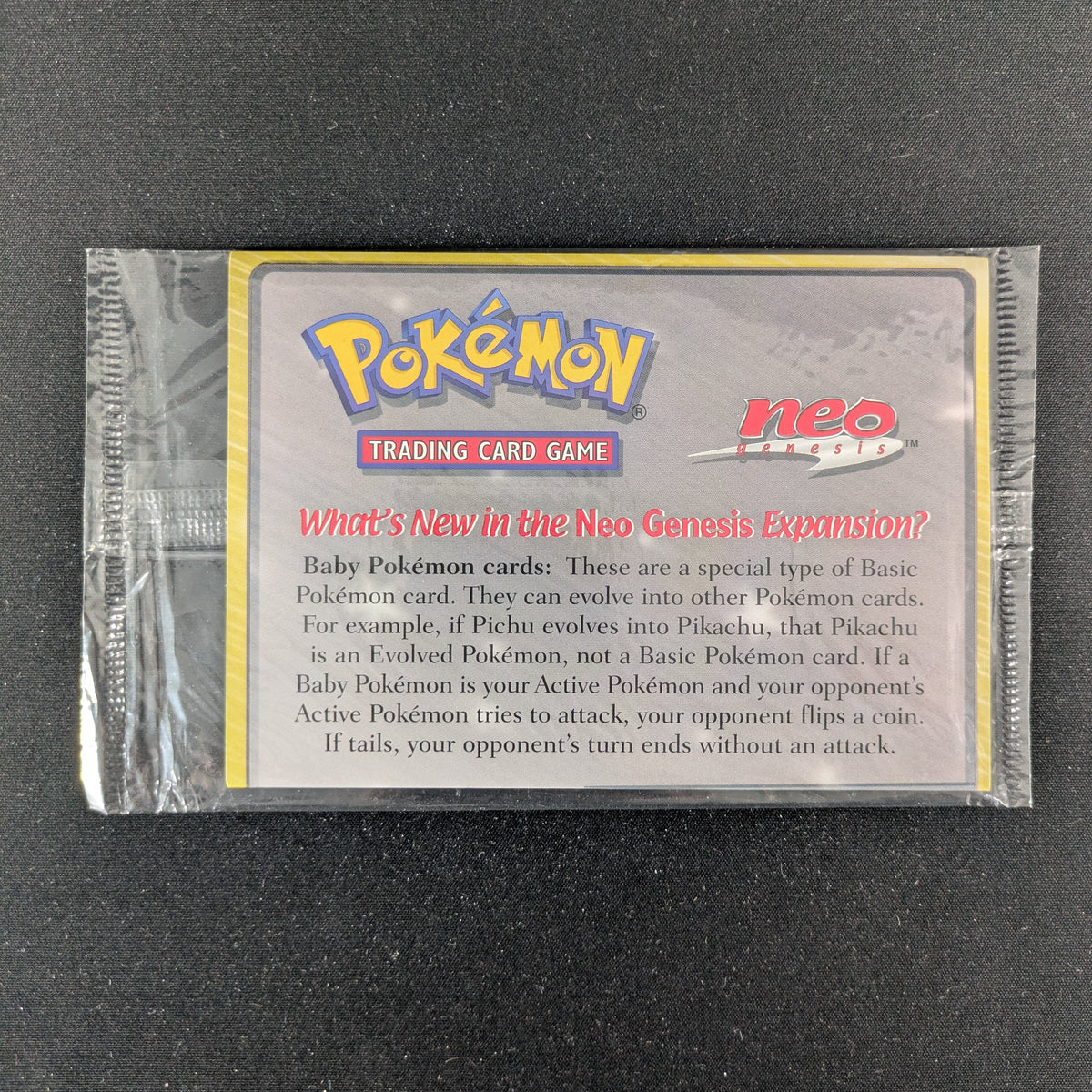 Pokémon Neo Genesis Sealed Marill WP 29 Promo