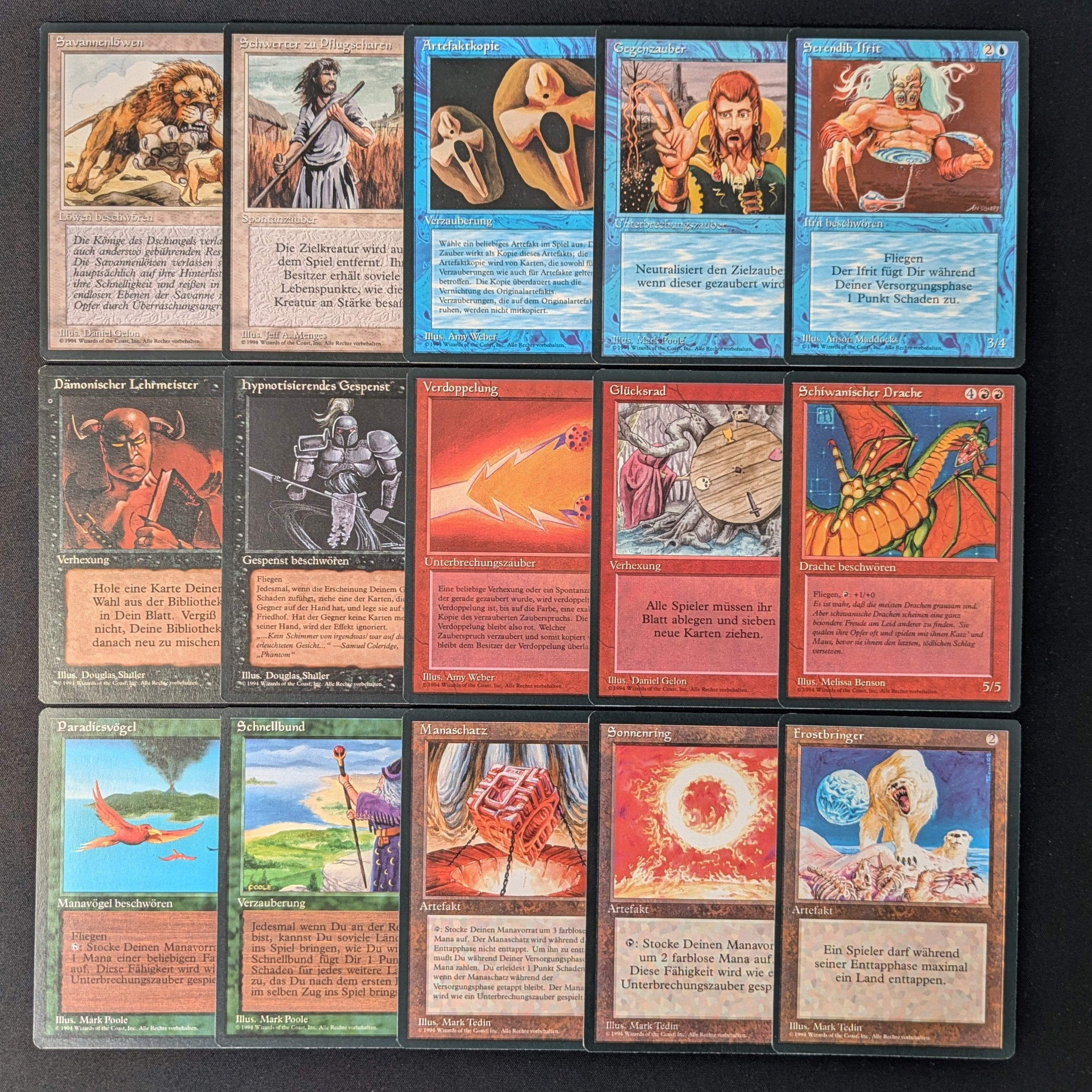Full Set - Foreign Black Bordered - NM-EX, NO DUALS