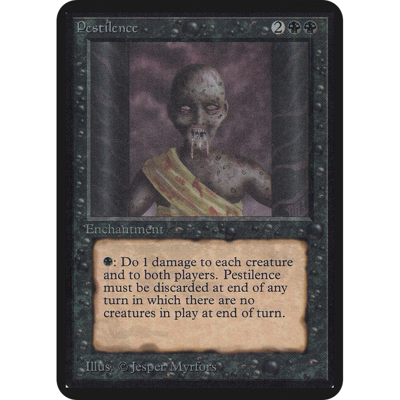 Magic the Gathering Pestilence - Alpha NM