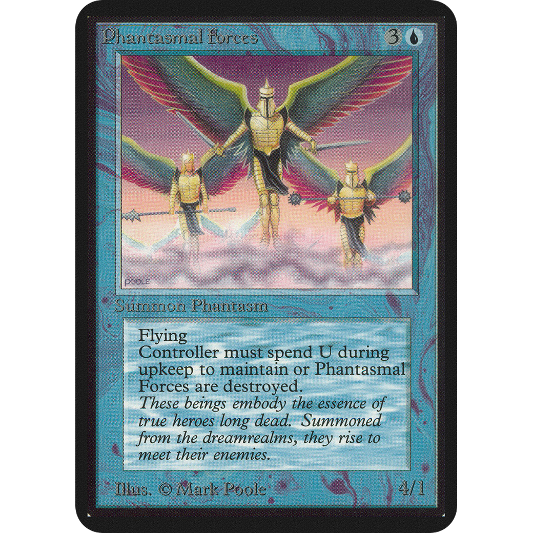 Magic the Gathering Phantasmal Forces - Alpha NM