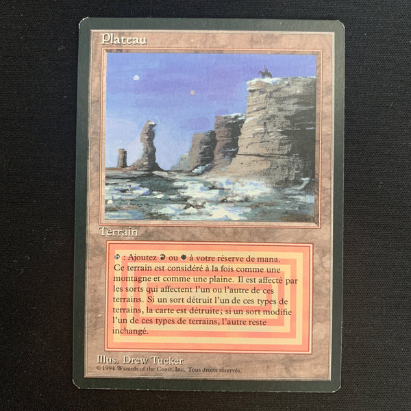 Plateau Foreign Black Bordered French Magic: The Gathering