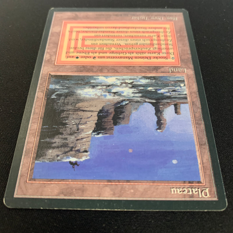 Magic the Gathering Plateau - Foreign Black Bordered - German 