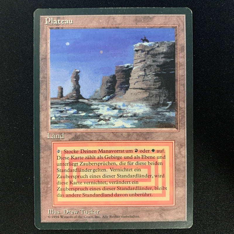 Magic the Gathering Plateau - Foreign Black Bordered - German GD - 24619