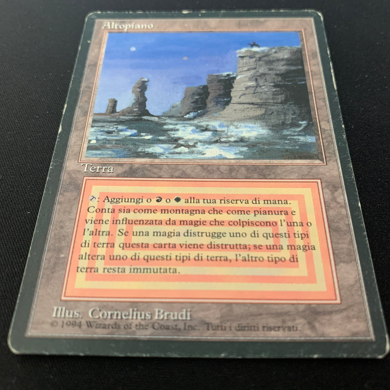 Magic the Gathering Plateau - Foreign Black Bordered - Italian 