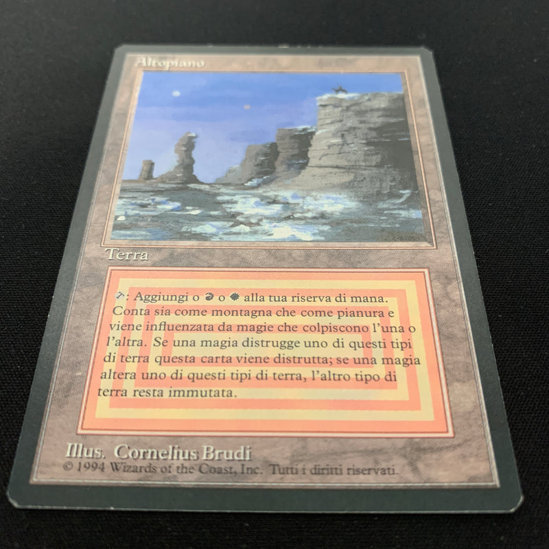 Magic the Gathering Plateau - Foreign Black Bordered - Italian 