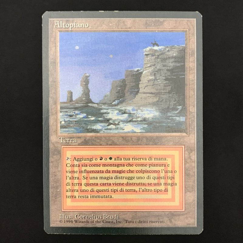 Magic the Gathering Plateau - Foreign Black Bordered - Italian 