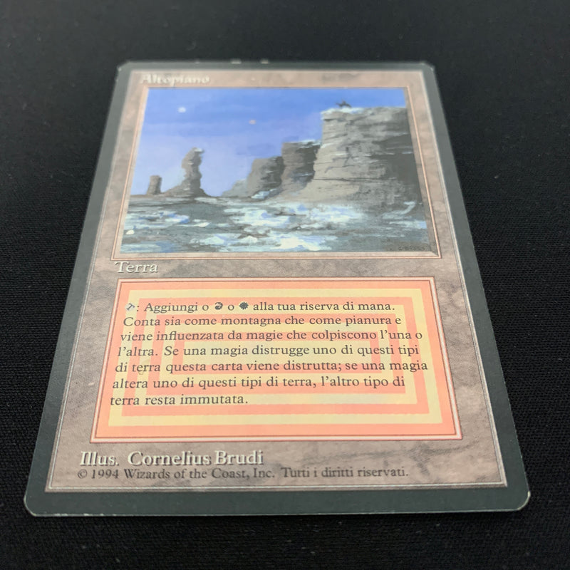 Magic the Gathering Plateau - Foreign Black Bordered - Italian 