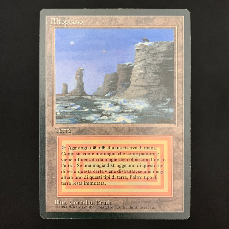 Magic the Gathering Plateau - Foreign Black Bordered - Italian 