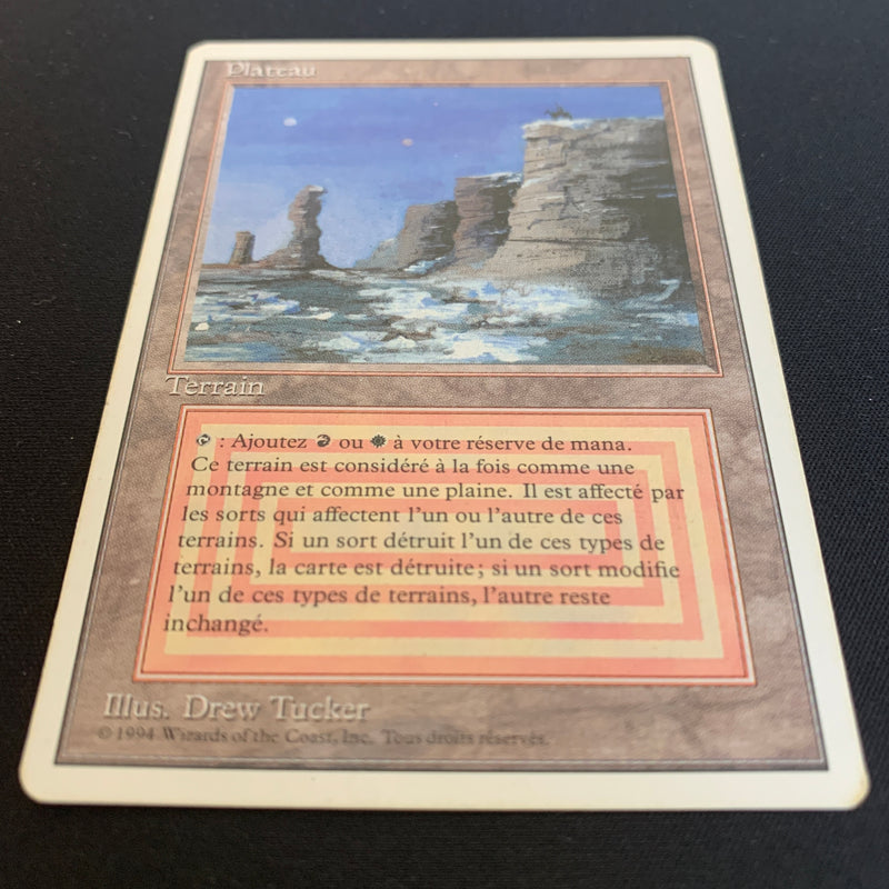 Magic the Gathering Plateau - Foreign White Bordered - French 