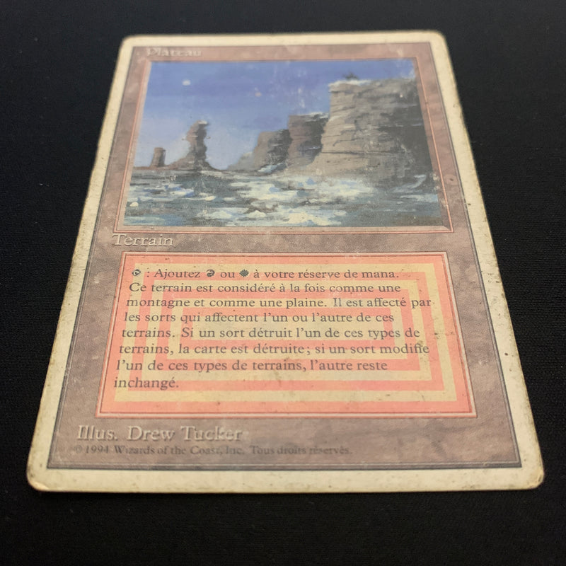 Magic the Gathering Plateau - Foreign White Bordered - French 