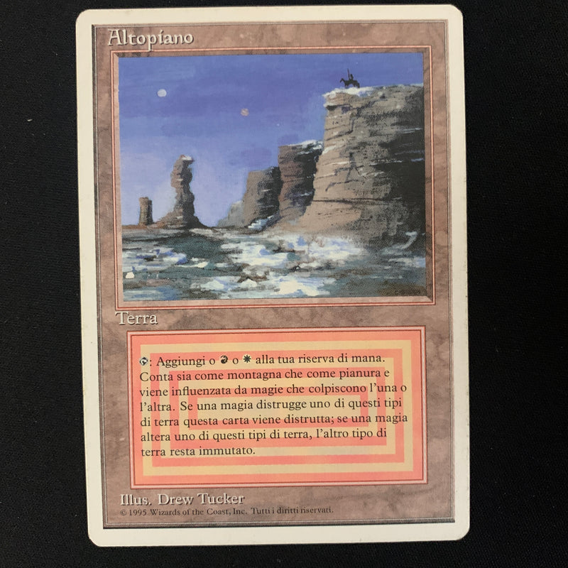 Magic the Gathering Plateau - Foreign White Bordered - Italian 